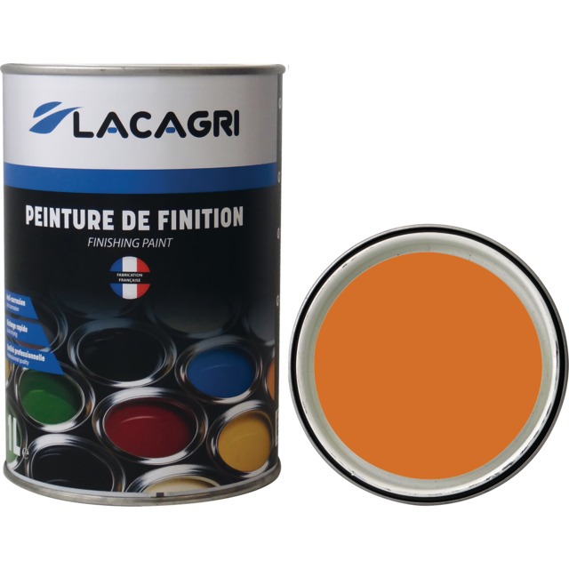 Peinture de Finition Orange Rousseau POT 1L Lacagri référence fournisseur 1676572